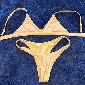 White Fox Bikini: Yellow